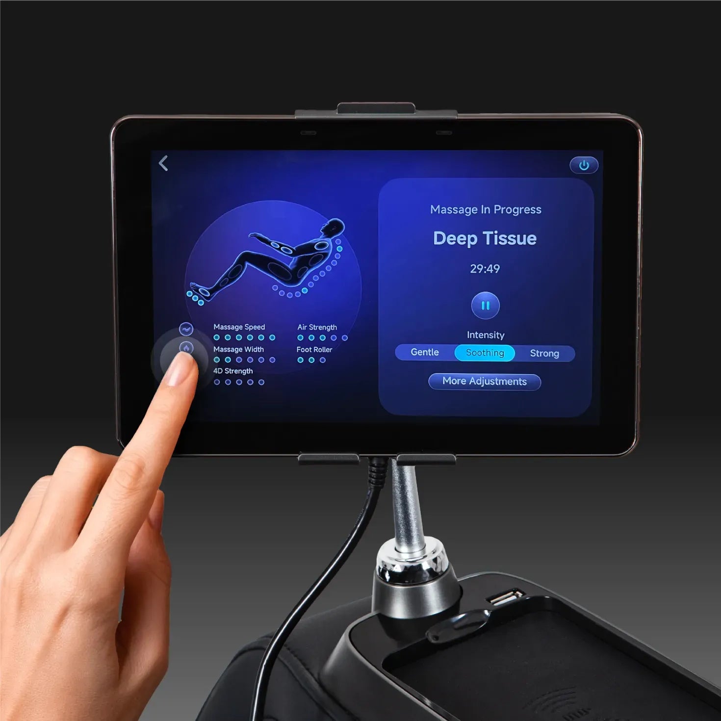 EASY-TO-USE TOUCH SCREEN CONTROLLER